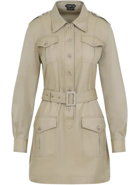 TOM FORD Safari dress Neutrals AB3431FAX1215