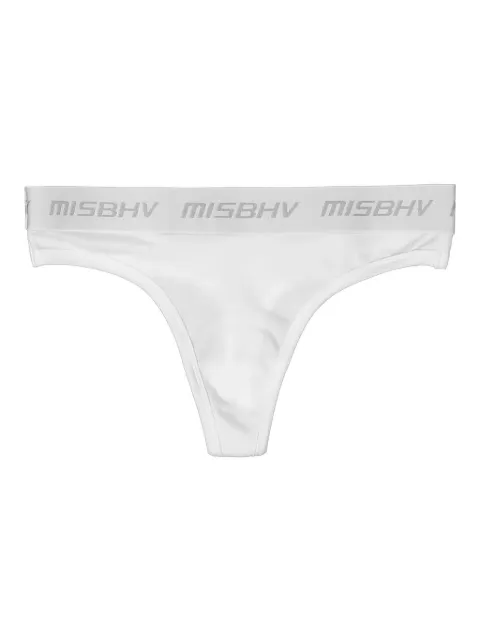 MISBHV logo waistband thong White 241W605