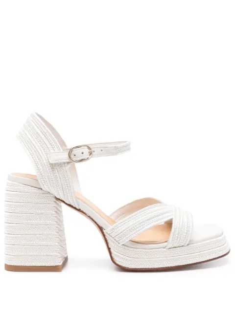 Castañer 90mm Valle sandals White 023116200