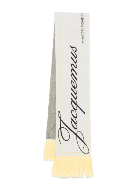 Jacquemus L'echarpe Liga scarf Yellow 255AC72722002CG