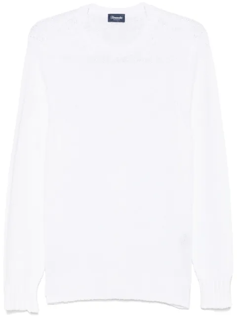 Drumohr cotton sweater White D5C103SS100