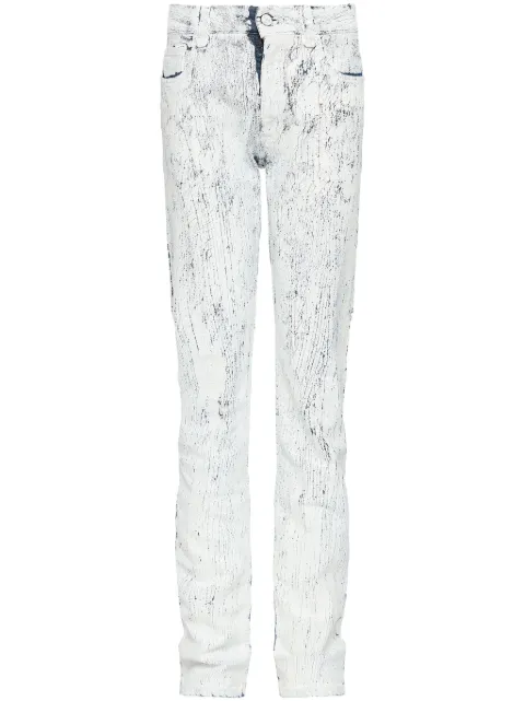 MM6 Maison Margiela coated jeans White S62LB0185M30028