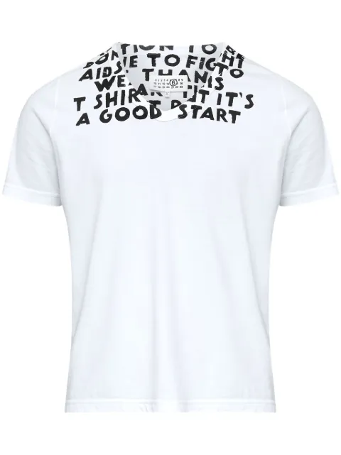 MM6 Maison Margiela printed T-shirt White SH2GC0022M20115
