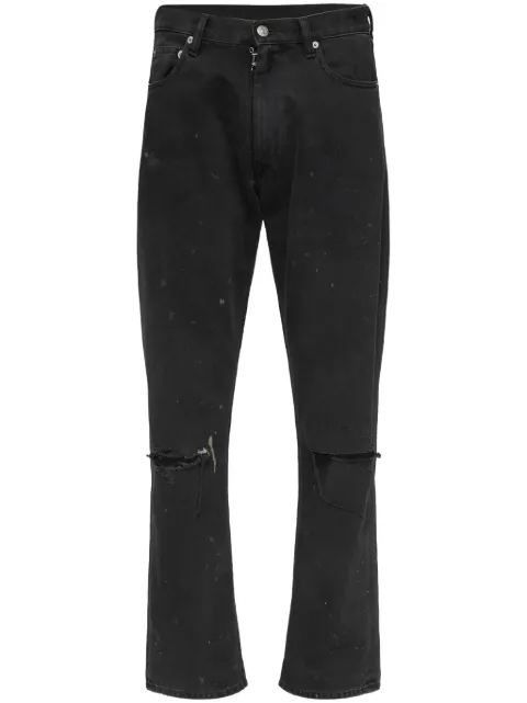 MM6 Maison Margiela distressed jeans Black SH2LA0016M30011