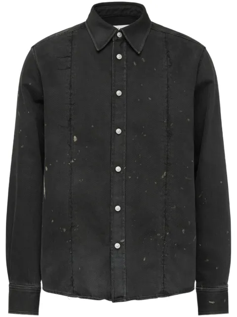 MM6 Maison Margiela cotton shirt Black SH2DT0021M30011
