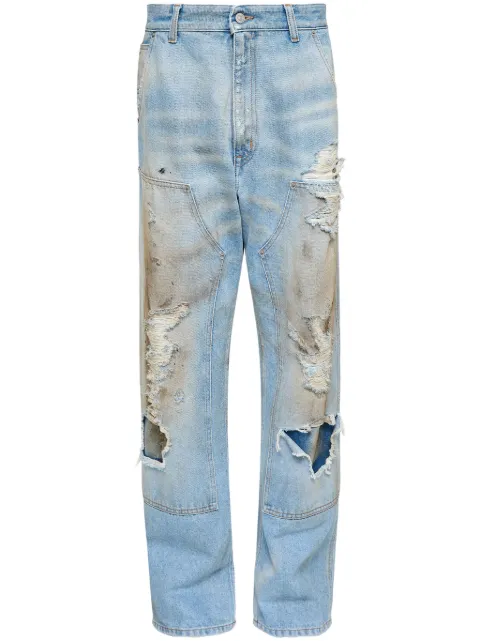 MM6 Maison Margiela distressed jeans Blue S62LB0183M30018