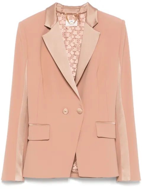 Elisabetta Franchi crepe blazer Neutrals GI14951E2