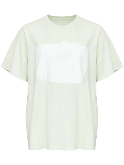 MM6 Maison Margiela stamp-motif t-shirt Green S62GD0204M20108