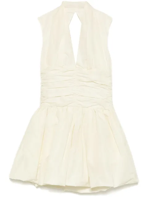 Patou open-back bubble mini dress White DR1760011007W