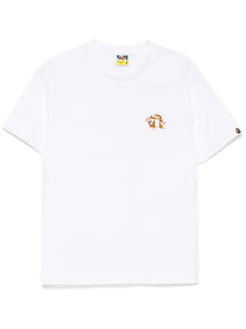 A BATHING APE® embroidered T-shirt White 001TEL301048M