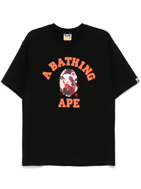 A BATHING APE® printed T-shirt Black 001TEL301323M
