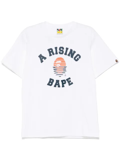A BATHING APE® printed T-shirt White 001TEL201002L