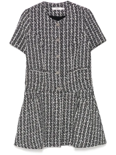 b+ab tweed mini dress Black 5S111AI