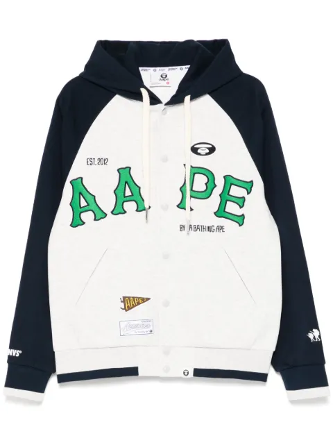 AAPE BY *A BATHING APE® patched jacket Grey ASWC323XAO