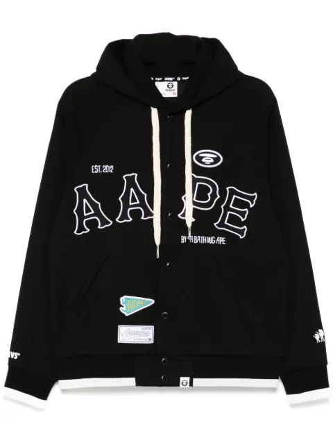 AAPE BY *A BATHING APE® patched jacket Black ASWC323XXO