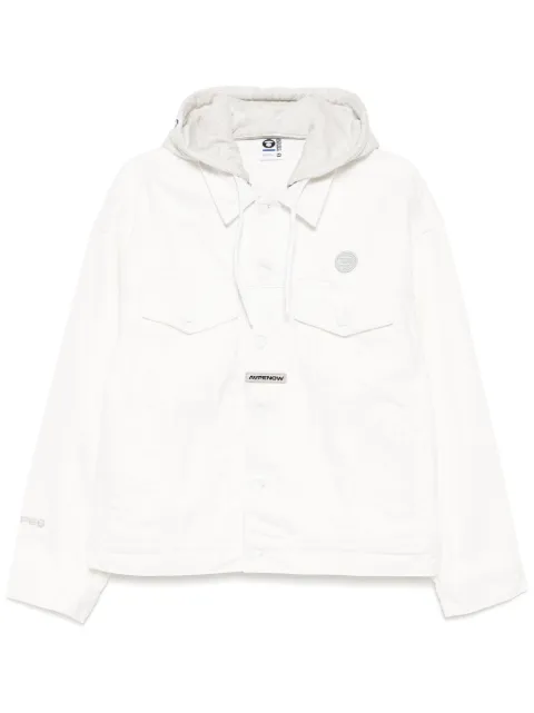 AAPE BY *A BATHING APE® AAPENOW denim jacket White ALJ7700XAN
