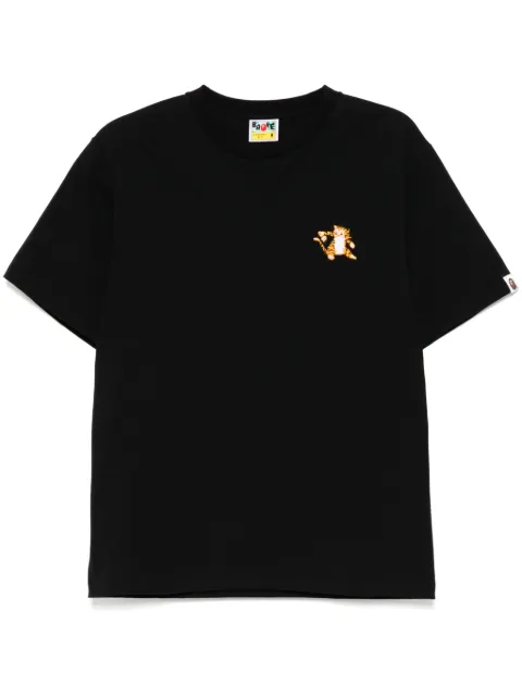 A BATHING APE® embroidered T-shirt Black 001TEL301048M