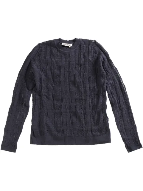 OUR LEGACY open-knit sweater Blue M2253FW