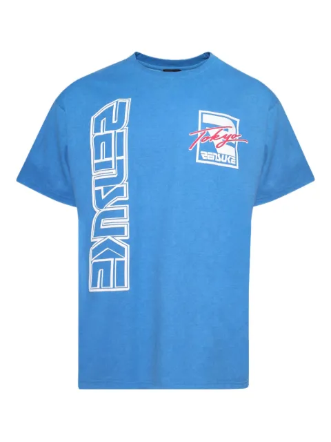 RENSUKE TOKYO graphic-print cotton t-shirt Blue SSB1