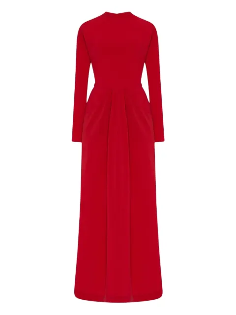 The Row Anselm long-sleeve maxi dress Red 8625W3694