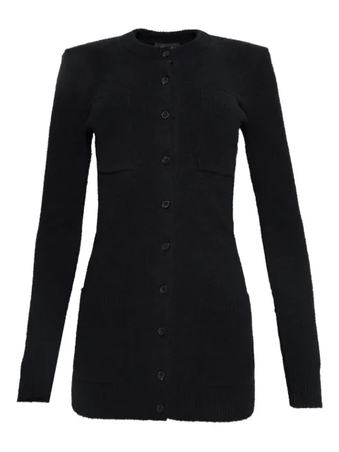 WARDROBE.NYC padded-shoulder button-up cardigan Black W4032PC