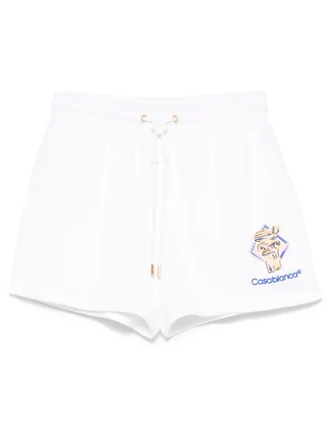 Casablanca Diamond Column shorts White WPS25JTR186