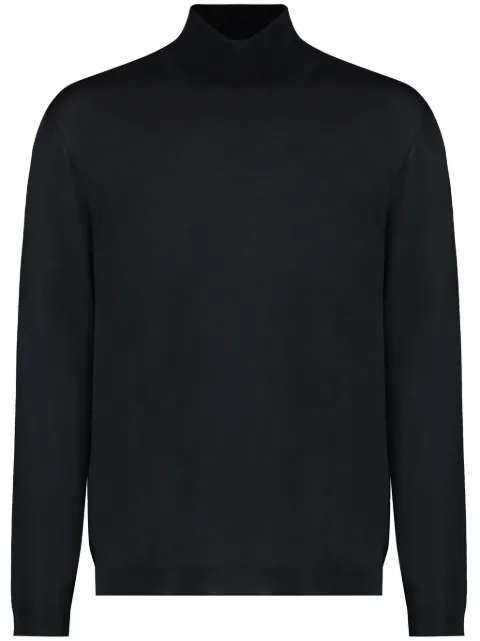 Roberto Collina merino sweater Black RP05003