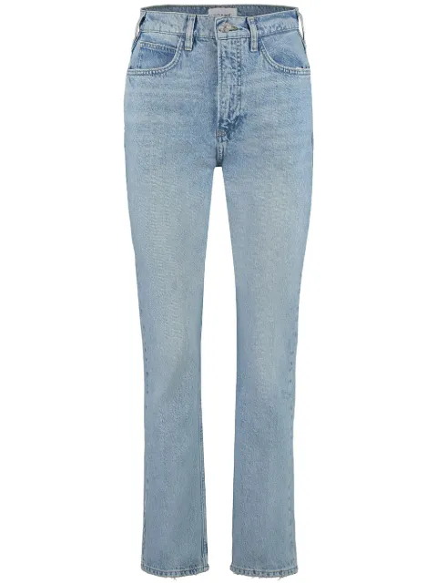 FRAME cotton straight-leg jeans Blue LHNTSFP727