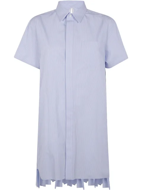 sacai striped mini dress Blue 2507761