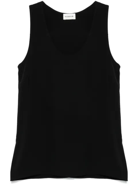 P.A.R.O.S.H. cady top Black D313080PANTY25