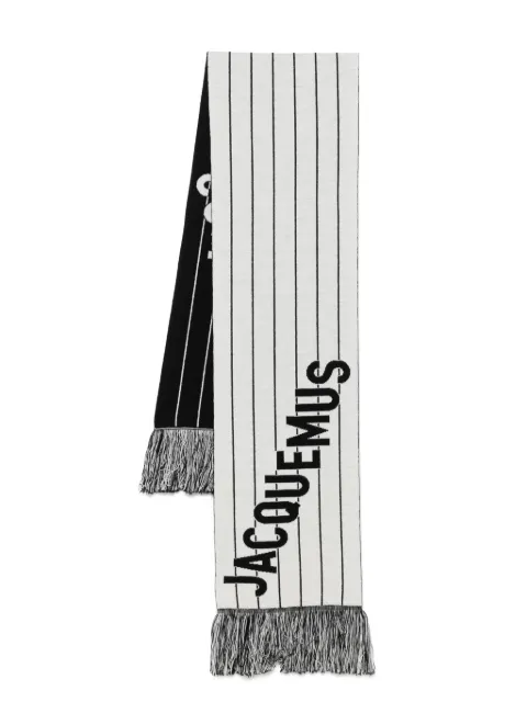 Jacquemus L'echarpe Liga scarf White 255AC75822009FH
