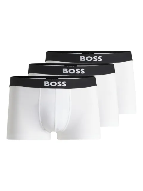 BOSS logo-waistband boxers (pack of three) White 50544263