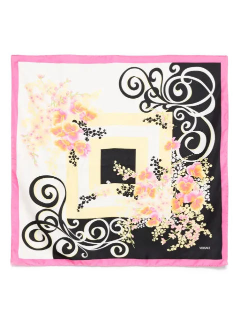 Versace Pre-Owned 1990s silk scarf Black VE300MS