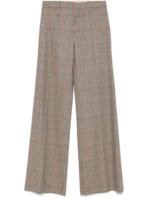 Chloé Prince Of Wales-check trousers Neutrals CH25SPA06304