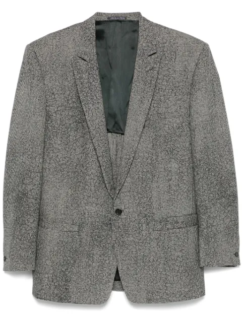 Versace Pre-Owned 1980s houndstooth blazer Black VE450MF