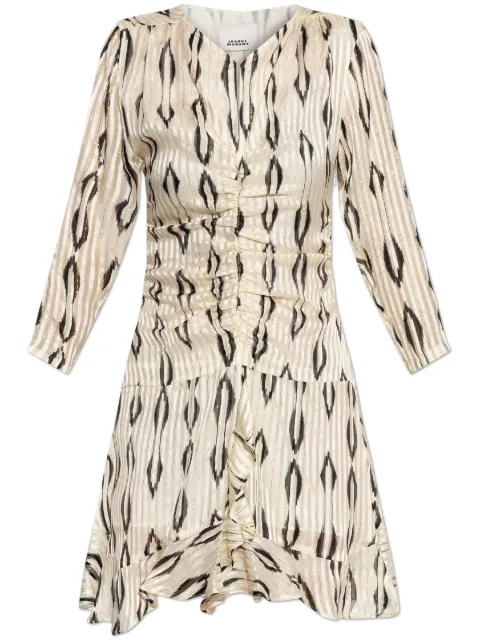 ISABEL MARANT Octavia mini dress Neutrals RO0748FBC1J16I