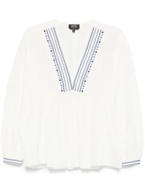 A.P.C. Vera blouse White COHHHF13449