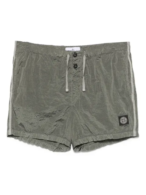 Stone Island Compass-badge shorts Green K1S15B100006S0043