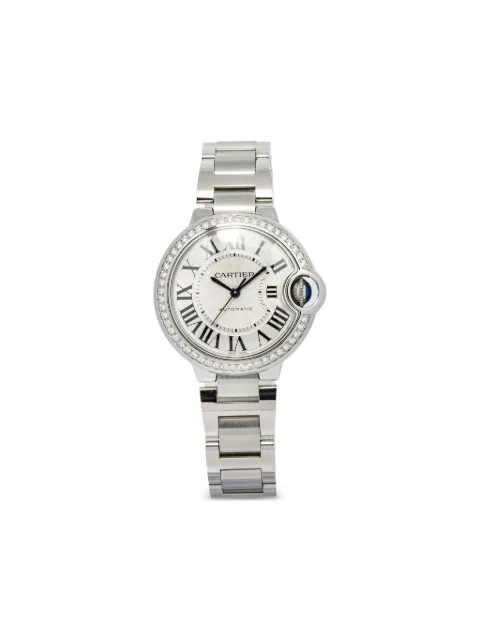 Cartier pre-owned Ballon Bleu 33mm Silver 3489W4BB0016