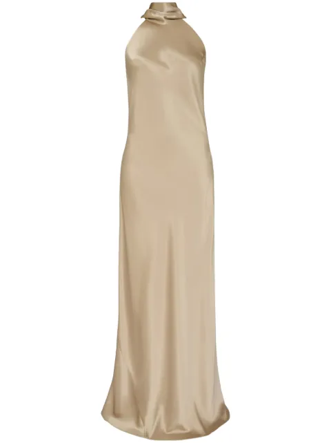 Galvan London Sienna gown dress Neutrals G1102038