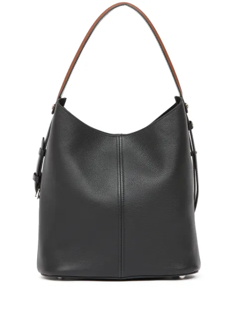 Maison Margiela Dress-Age grained leather tote bag Black SB2WD0096P7268