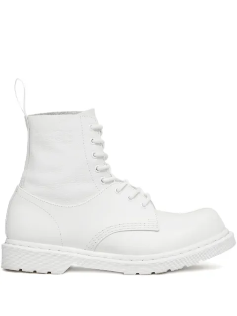 MM6 Maison Margiela x Dr. Martens 1460 biker boots White SH3WU0013P7006
