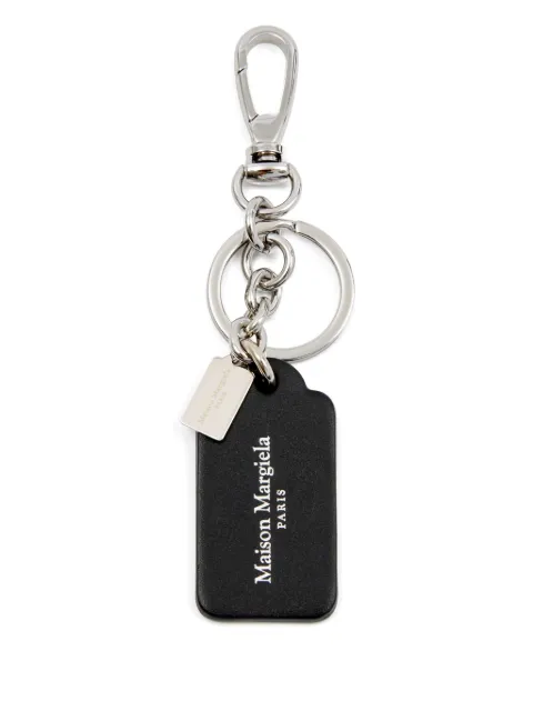 Maison Margiela four stitches tag keyring Black SA2UA0014P4745