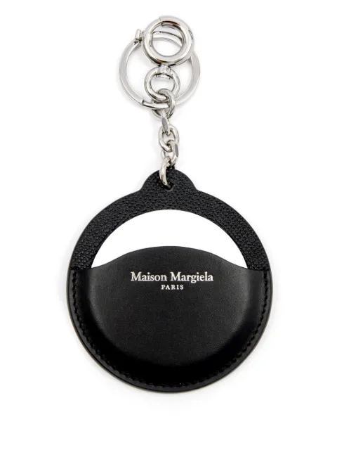 Maison Margiela Four Stitches leather keyfob holder Black SA2UA0011P4745