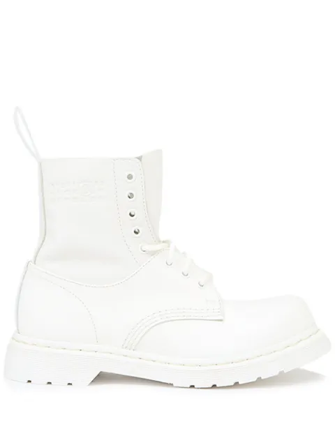 MM6 Maison Margiela x Dr Martens 1460 boots White S66WU0128P7006