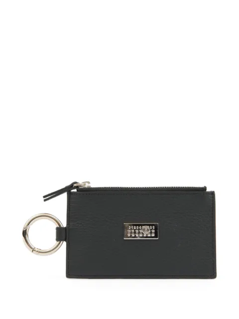 MM6 Maison Margiela Numeric zip-up wallet Black SA6UI0031P8336