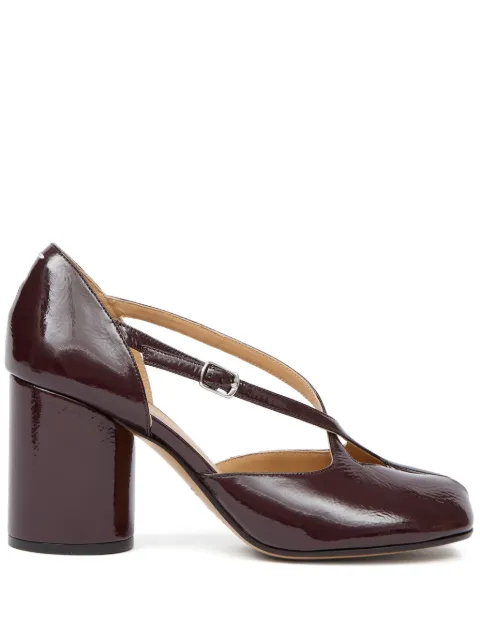 Maison Margiela 80mm Tabi Straps pumps Brown S58WL0284P8194