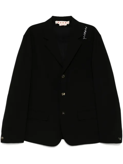 Marni hand-embellished blazer Black GUMU0132S0UTP77100N99