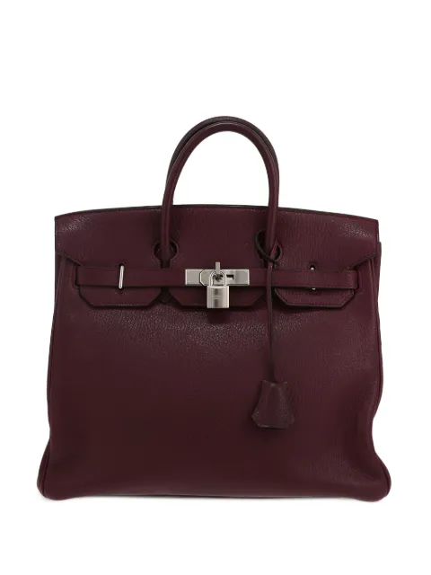 Hermès Pre-Owned 2008 Haut à Courroies tote bag Purple 414670