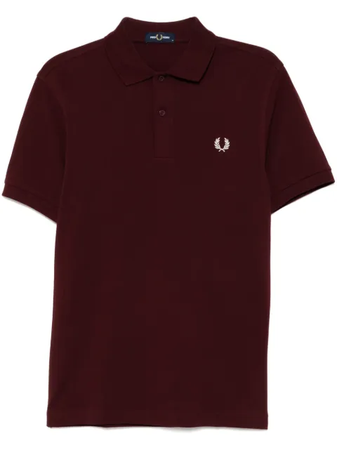 Fred Perry cotton polo shirt Red M6000